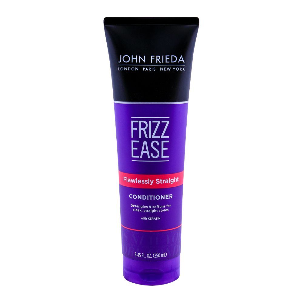 John Frieda Frizz-Ease Flawlessly Straight Conditioner, With Keratin, 250ml - Main Image