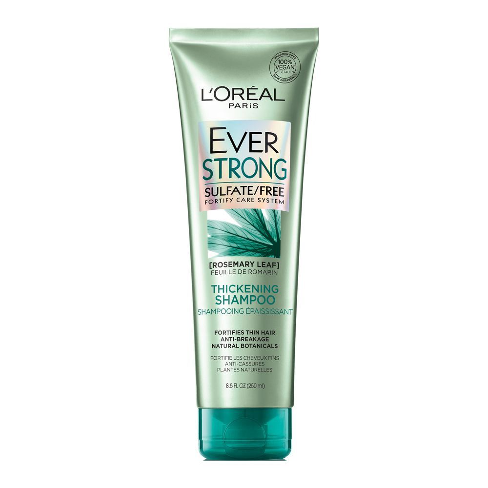 L'Oreal Paris Ever Strong Rosemary Leaf Thickening Shampoo, Sulfate Free, 250ml - Main Image