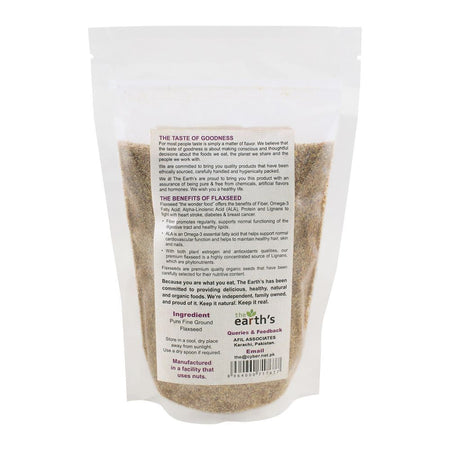 The Earth's Flax Seeds Flour, Gluten Free, 400g - Image 2