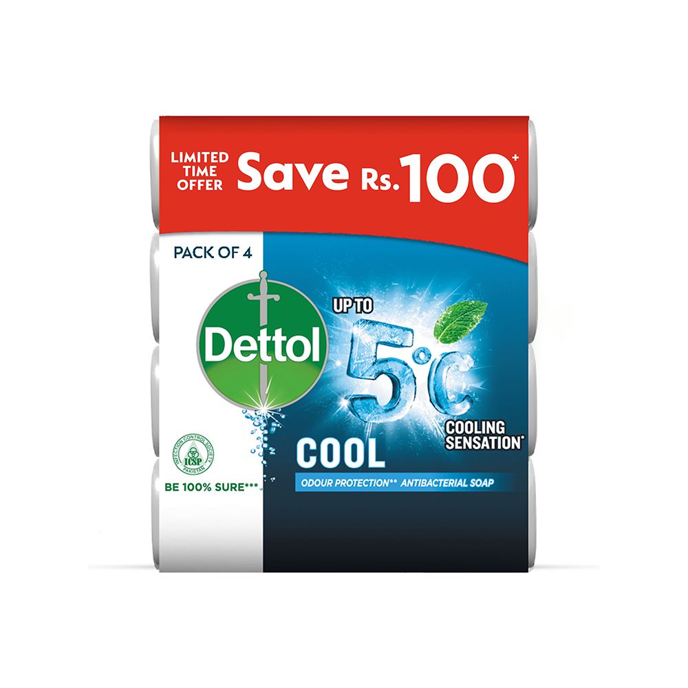 Dettol Cool Soap, 4x110g - Main Image