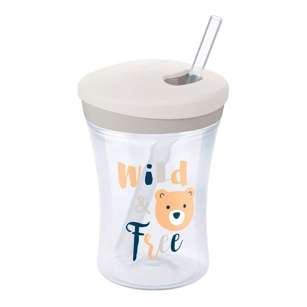 Nuk Wild & Free Action Cup, Grey, 12m+, 230ml, 10255391 - Main Image