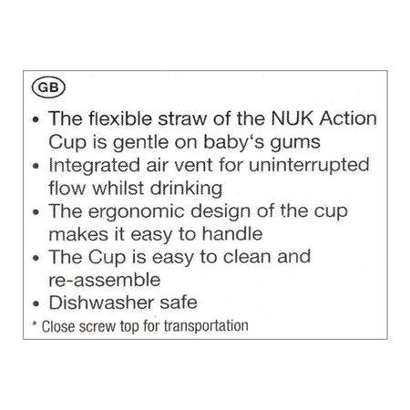 Nuk Wild & Free Action Cup, Grey, 12m+, 230ml, 10255391 - Image 4
