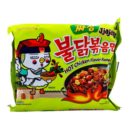 Samyang Jjajang Hot Chicken Flavor Ramen Noodle, 140gm - Main Image