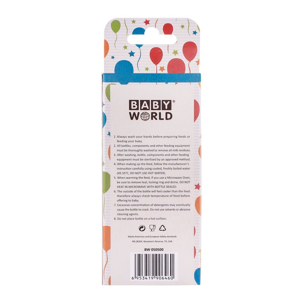Baby World Contra Colic  Baby Feeding Bottle,BW050500,  60ml - Image 3