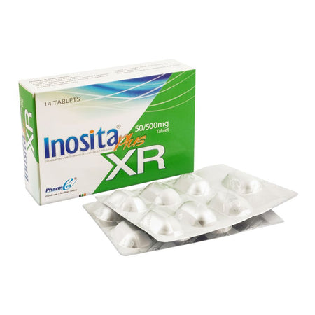 PharmEvo Inosita Plus XR Tablet, 50/500mg, 14-Pack - Main Image