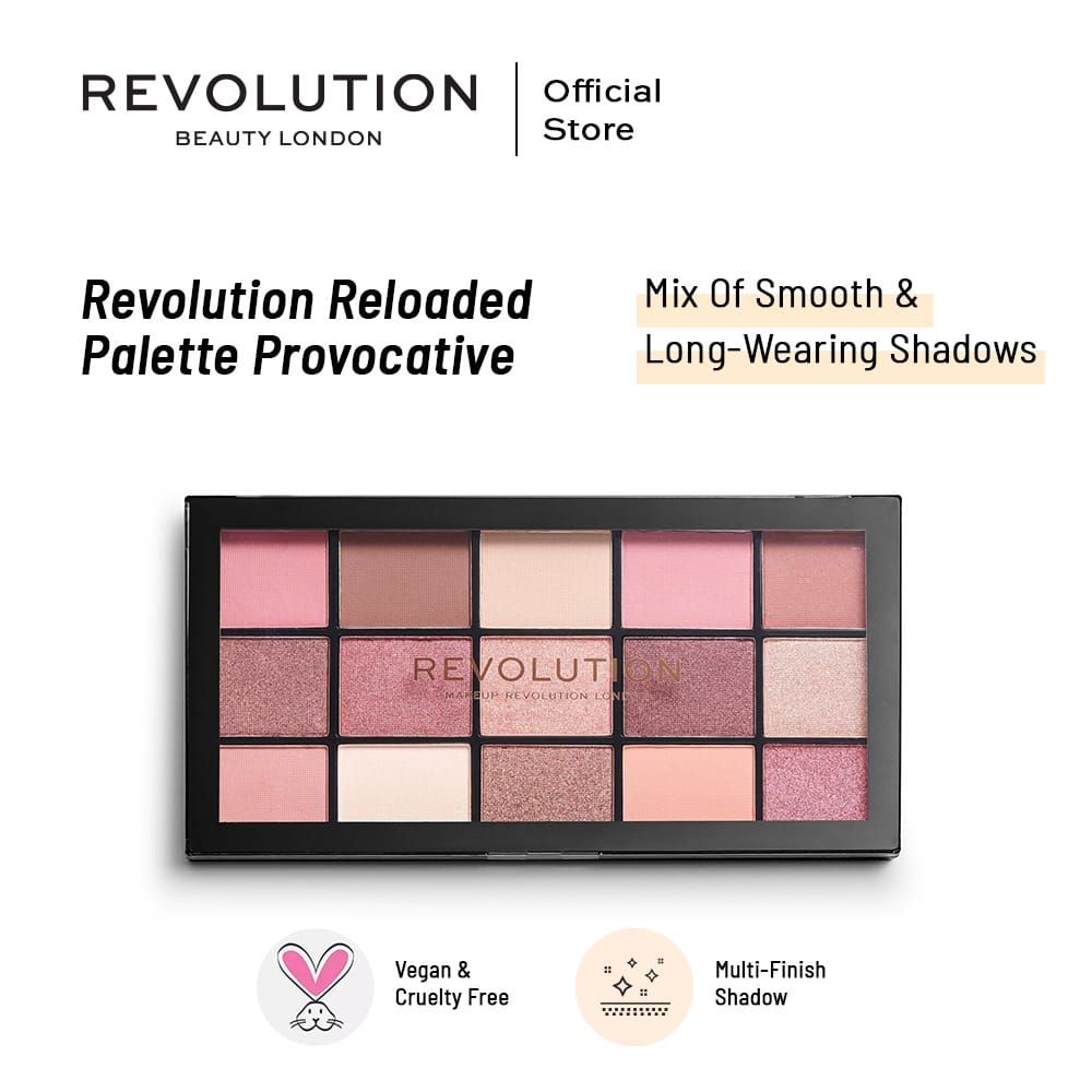 Makeup Revolution Reloaded Eyeshadow Palette, Provocative - Main Image