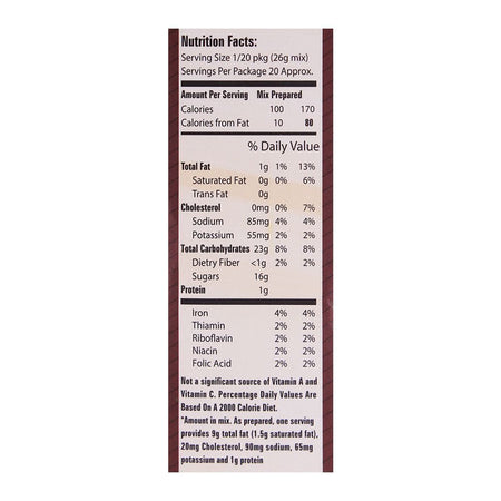 Italiano Brownie Mix, Traditional Chocolate Fudge, 519g - Image 3