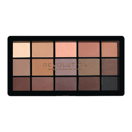Makeup Revolution Reloaded Eyeshadow Palette, Basic Mattes, 15 Pieces - Image 3