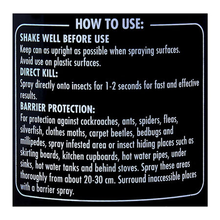 Mortein Crawling Insect Killer Spray 375ml - Image 4