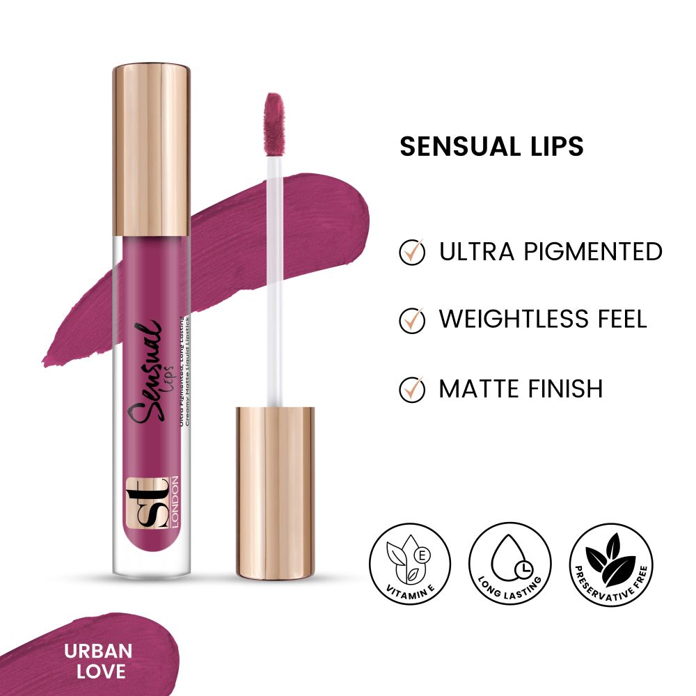 ST London Sensual Lips Lip Gloss, Urban Love - Main Image