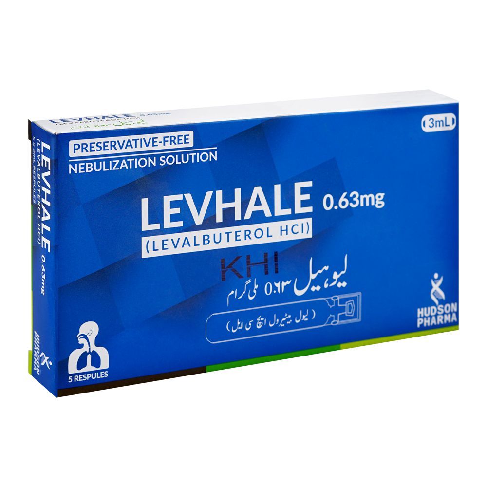 Levhale 0.63mg, 5 Respules - Main Image