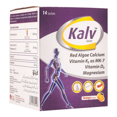 CCL Pharmaceuticals Kalv Sachet, Orange Flavor, 14-Pack - Main Image
