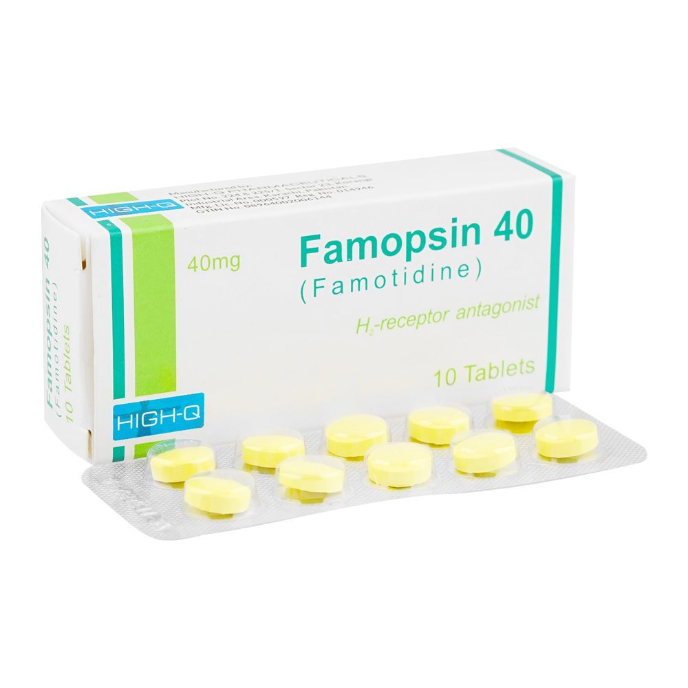 Famopsin Tablets 40mg, Box (10 Tablets) - Main Image