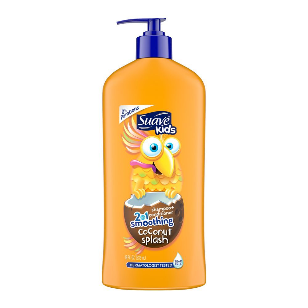 Suave Kids 2-In-1 Smoothing Coconut Splash Shampoo + Conditioner, 532ml - Main Image