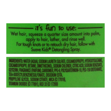 Suave Kids 2-in-1 Smoothing Strawberry Blast Shampoo + Conditioner, 532ml - Image 3