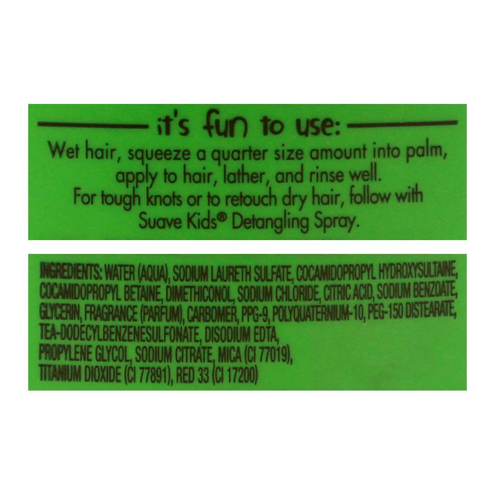 Suave Kids 2-in-1 Smoothing Strawberry Blast Shampoo + Conditioner, 532ml - Image 3