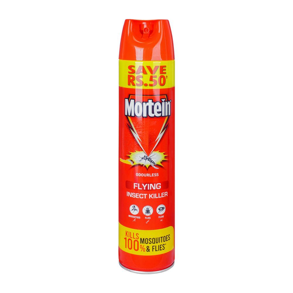 Buy Mortein Odorless Flying Insect Killer Spray, 550ml – Shopaholic.pk