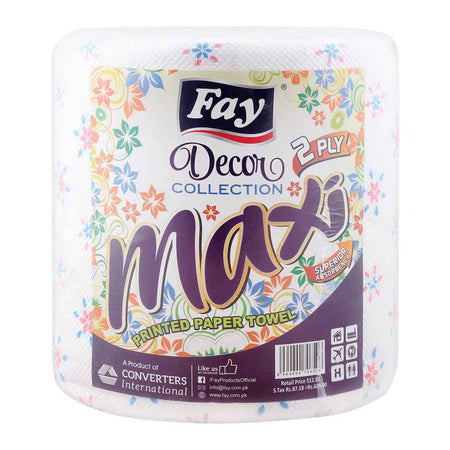 Fay Maxi Printed Kitchen Paper Towel Tissue, 2-Ply - Main Image