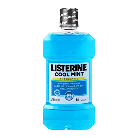 Listerine Cool Mint Antiseptic Mouthwash, 250ml - Image 2