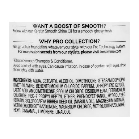 Tresemme Keratin Smooth Conditioner With Marula Oil, For All Hair Types, 400ml - Image 3