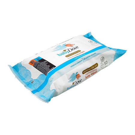 Dove Rich Moisture Baby Wipes, For Newborns, 50-Pack - Main Image