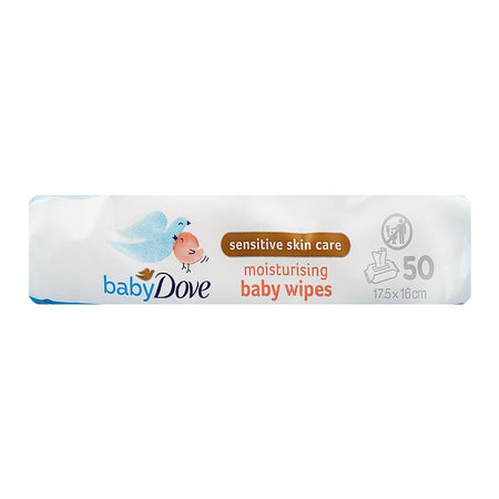 Dove Rich Moisture Baby Wipes, For Newborns, 50-Pack - Image 5