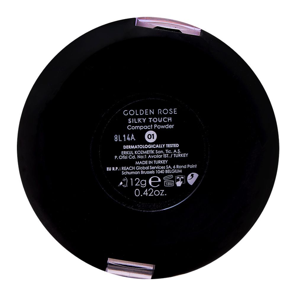Golden Rose Silky Touch Compact Face Powder, 01 - Image 3