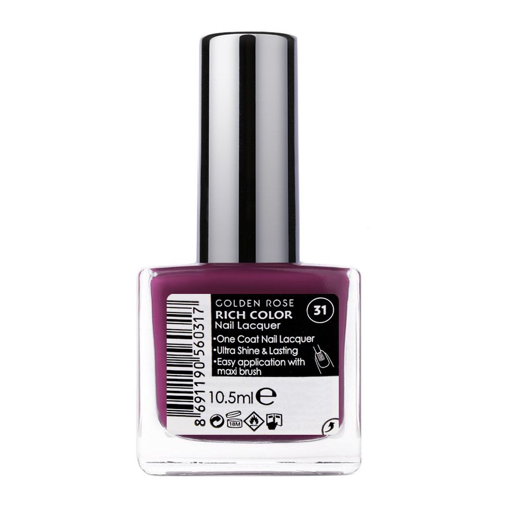 Golden Rose Rich Color Nail Lacquer, 31 - Image 2