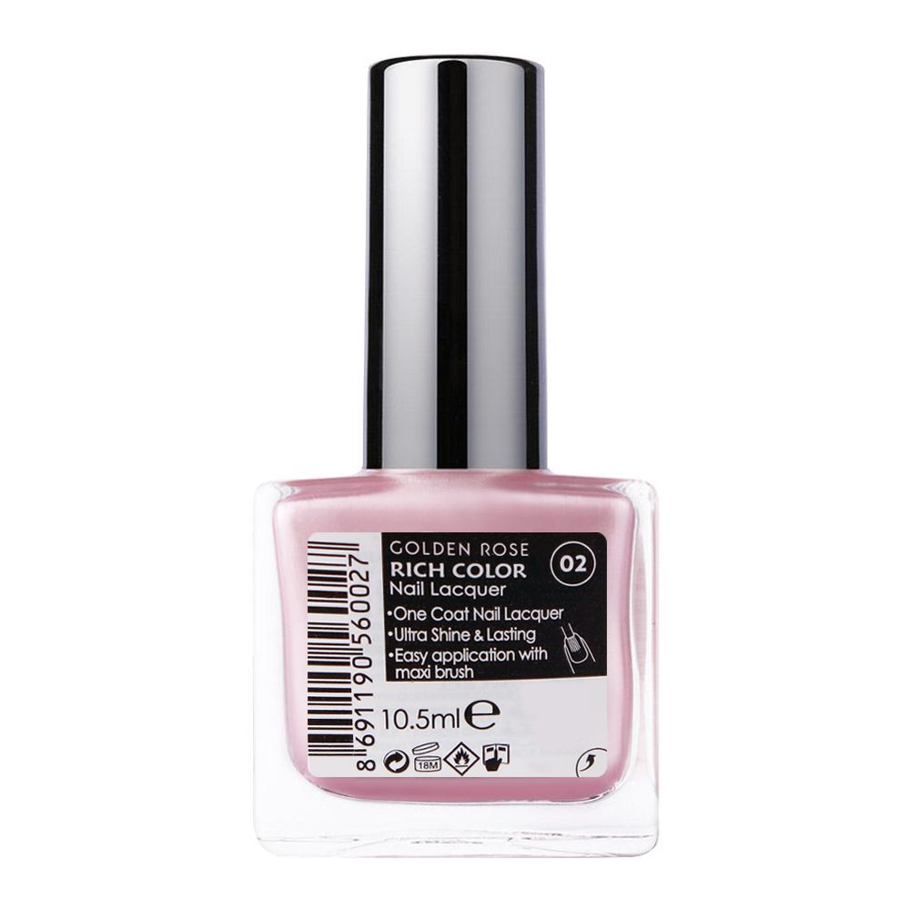 Golden Rose Rich Color Nail Lacquer, 02 - Image 2