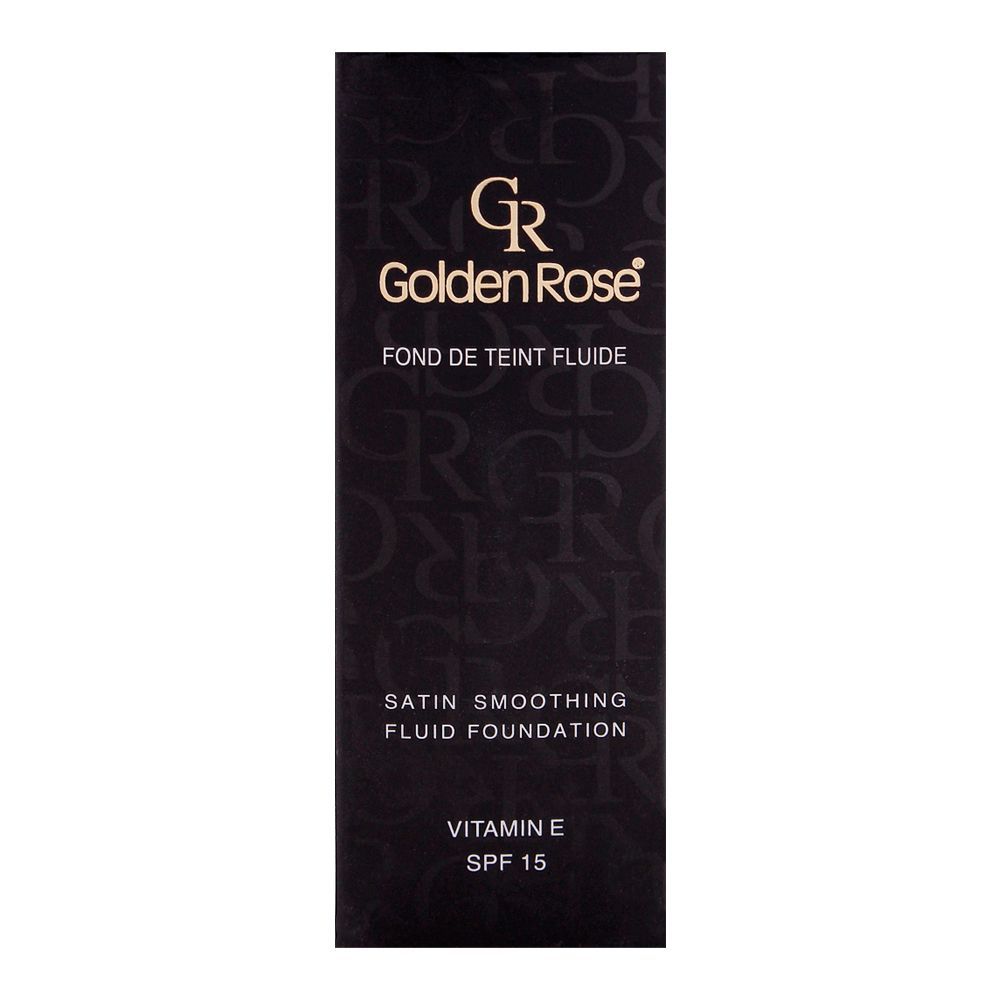 Golden Rose Satin Smoothing Fluid Foundation, 26, Paraben Free, SPF 15 - Image 2