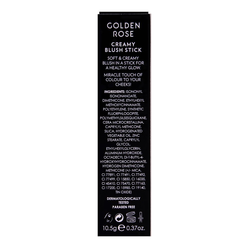 Golden Rose Creamy Blush Stick, 102, Soft & Velvet Touch, Paraben Free - Image 5