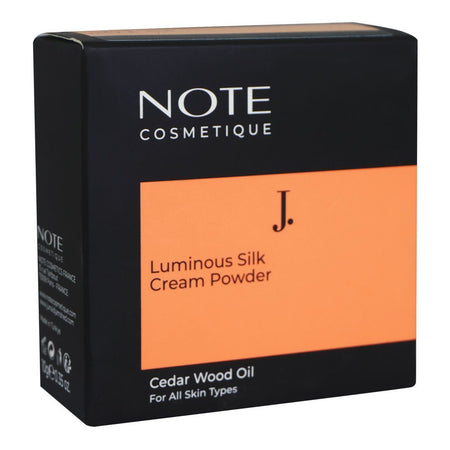 J. Note Luminous Silk Cream Powder, For All Skin Types, 01 Beige, 10g - Image 3