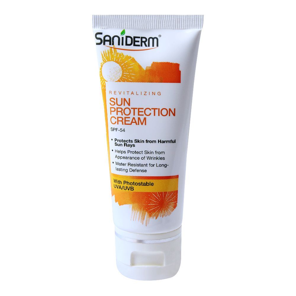 Saniderm Revitalizing SPF 54 Sun Protection Cream, With Photostable UVA/UVB, 50g - Image 2