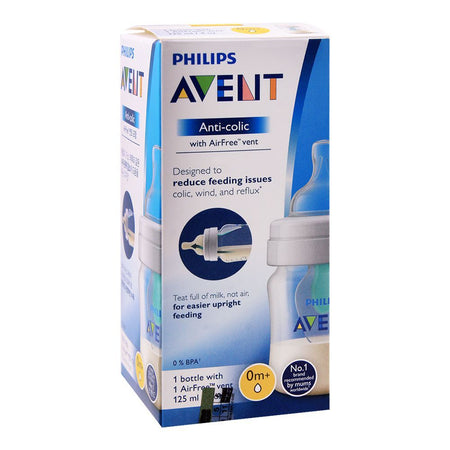 Avent Anti-Colic With AirFree Vent Feeding Bottle, 0m+, 125ml/4oz, SCF810/14 - Image 7