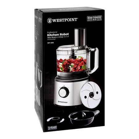 Westpoint Professional Kitchen Robot, Slicer + Shredder + Chopper, WF-505 - Image 2