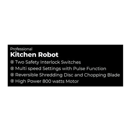Westpoint Professional Kitchen Robot, Slicer + Shredder + Chopper, WF-505 - Image 4