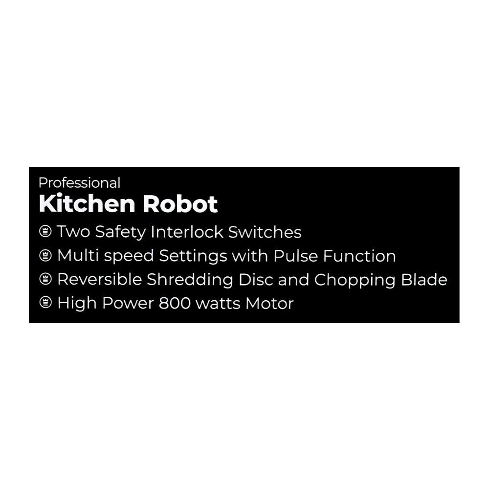 Westpoint Professional Kitchen Robot, Slicer + Shredder + Chopper, WF-505 - Image 4