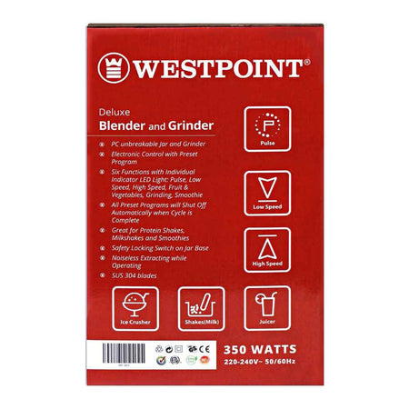 West Point Deluxe Blender And Grinder, WF-343 - Image 6
