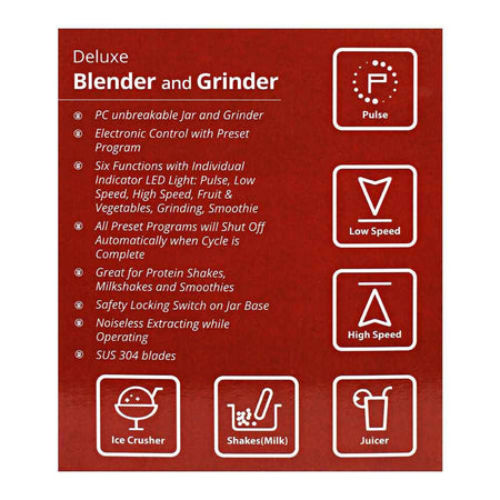West Point Deluxe Blender And Grinder, WF-343 - Image 7
