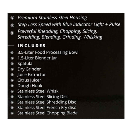 West Point Professional RoboMax Food Processor, WF-8819 - Image 7