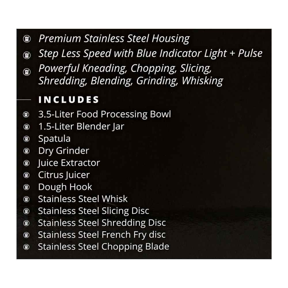 West Point Professional RoboMax Food Processor, WF-8819 - Image 7