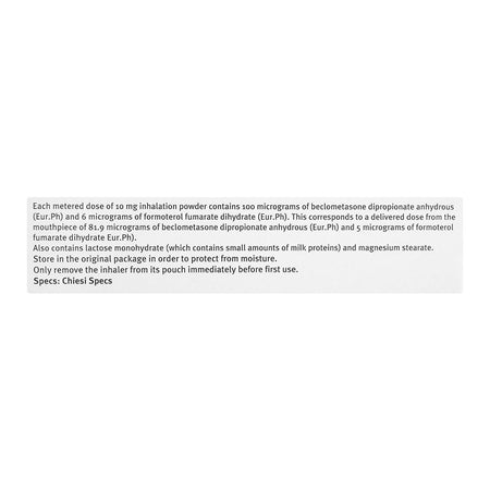 Chiesi Pharmaceuticals Foster NEXThaler, 100/6mg, 120 Doses - Image 3