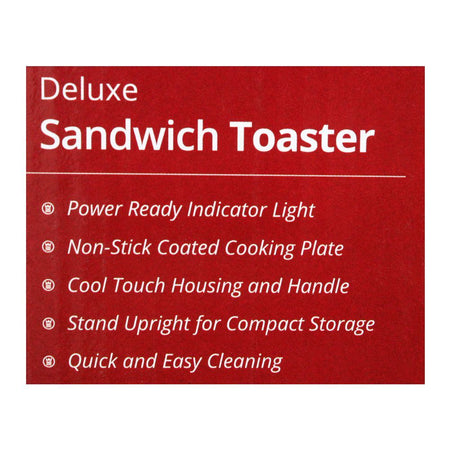 West Point Deluxe Sandwich Toaster, 800W, WF-693 - Image 4