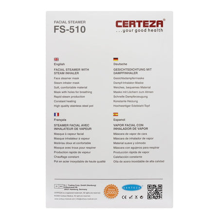 Certeza Facial Steamer, FS-510 - Image 4