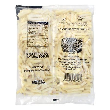 Opa! Fries Original Thin Cut, 6x6mm, 1.8 KG, Value Pack - Image 2