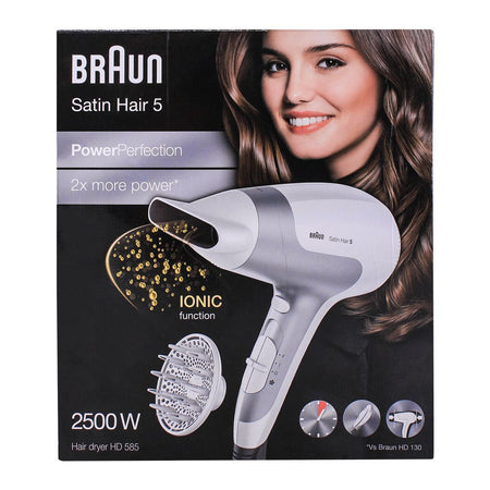 Braun Satin Hair 5 PowerPerfection Hair Dryer, Ionic Function, 2500W, HD585 - Image 3