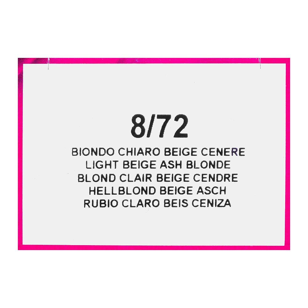 Lisap LK 1:1 Cream Hair Color, 8/72 AA Light beige Ash Blonde, 100ml - Image 7