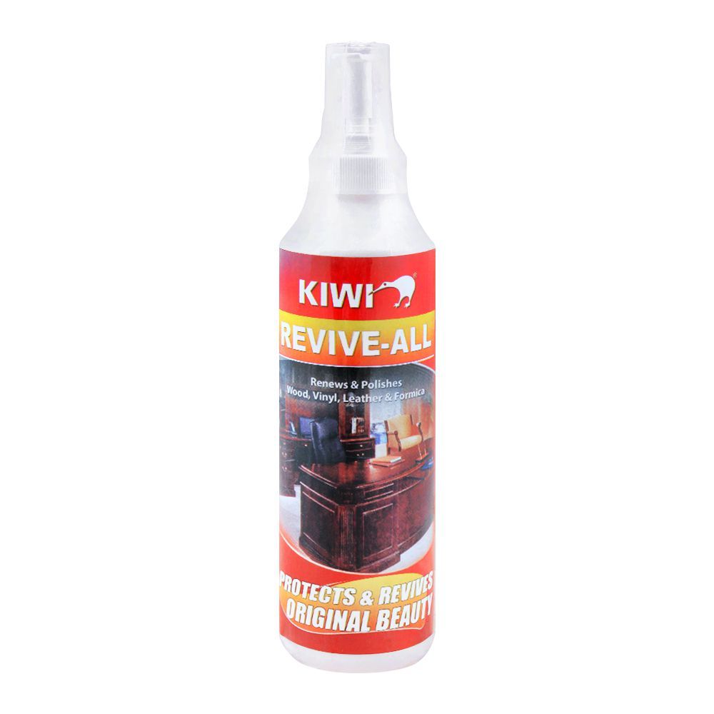 Kiwi Revive-All, Renew & Polish Wood, Vinyl & Leather, 250ml - Main Image