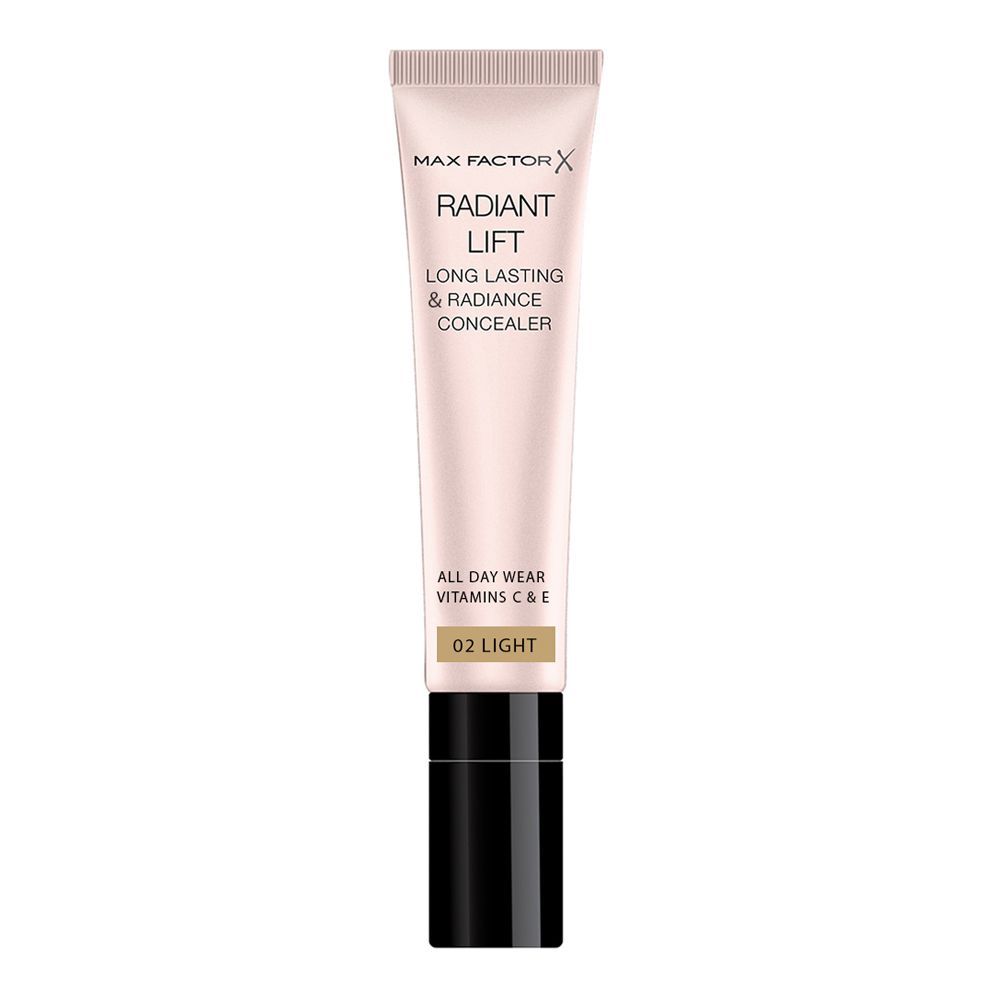 Max Factor Radiant Lift Long Lasting & Radiant Concealer, 02 Light - Main Image