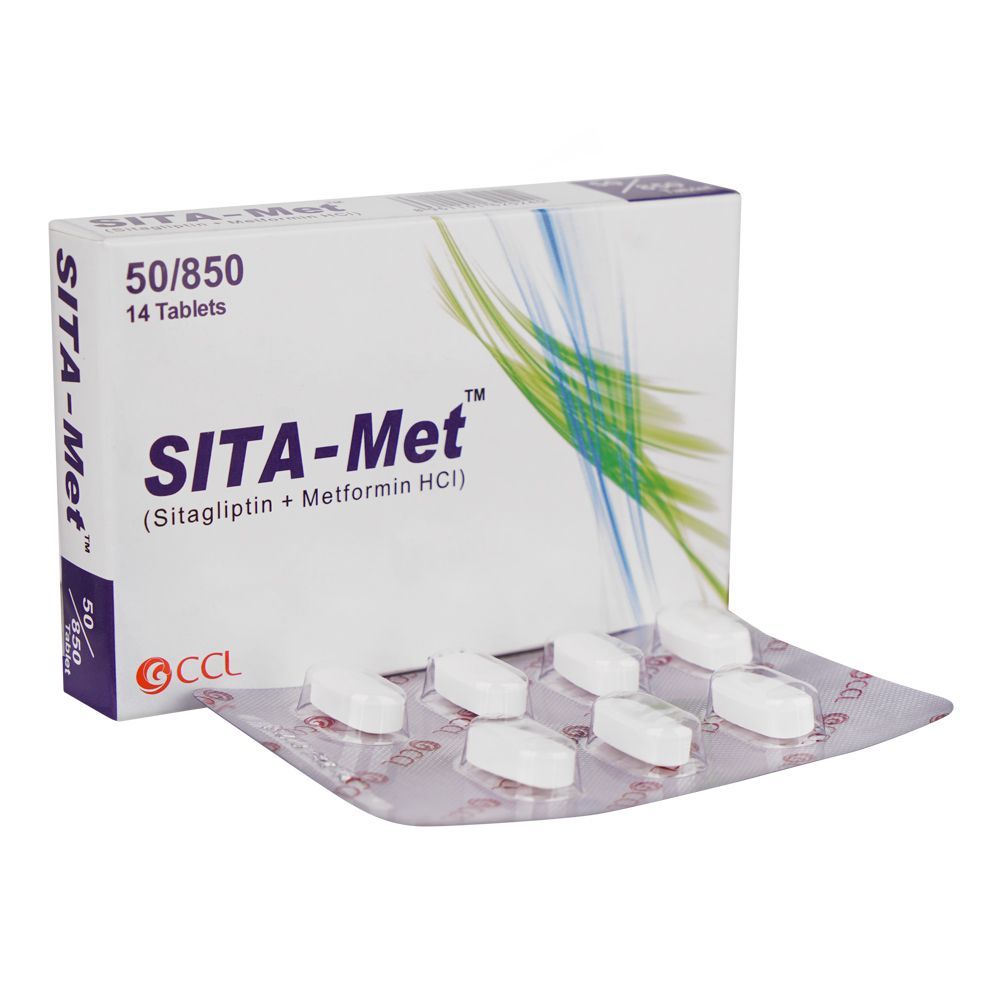 Sita Met Tablets, 50/850mg - Main Image